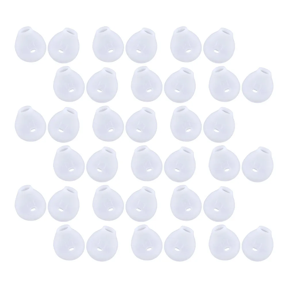 

25Pairs Silicone Earbuds Caps High Elasticity Lightweight Supple Protector for Earphone Replacement Covers