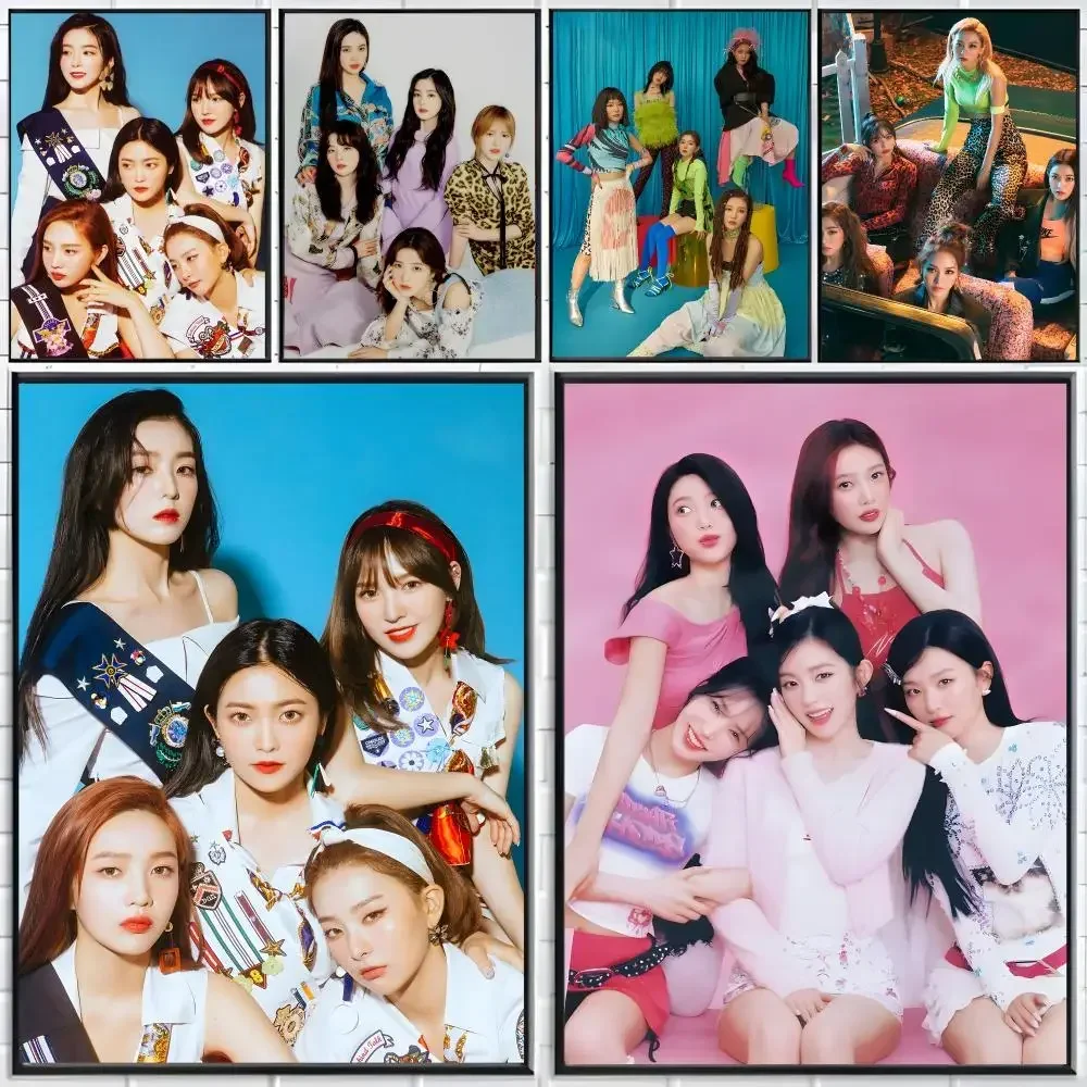 Band Kpop Red Velvet Poster Distinct Home Decor Concepts Chic Indoor Art Pieces