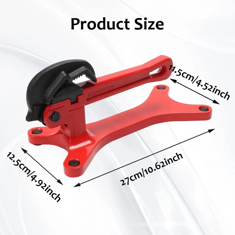 Portable Pipe Vise, Lightweight Aluminum Pipe Vise with 1/8
