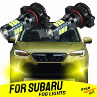 2 bombillas LED de luces antiniebla delanteras para coche, lámpara sin Error para Subaru BRZ Impreza GP GJ GT XV MK1/2 Crosstrek 2015 2016 2017 2018 2019 2020