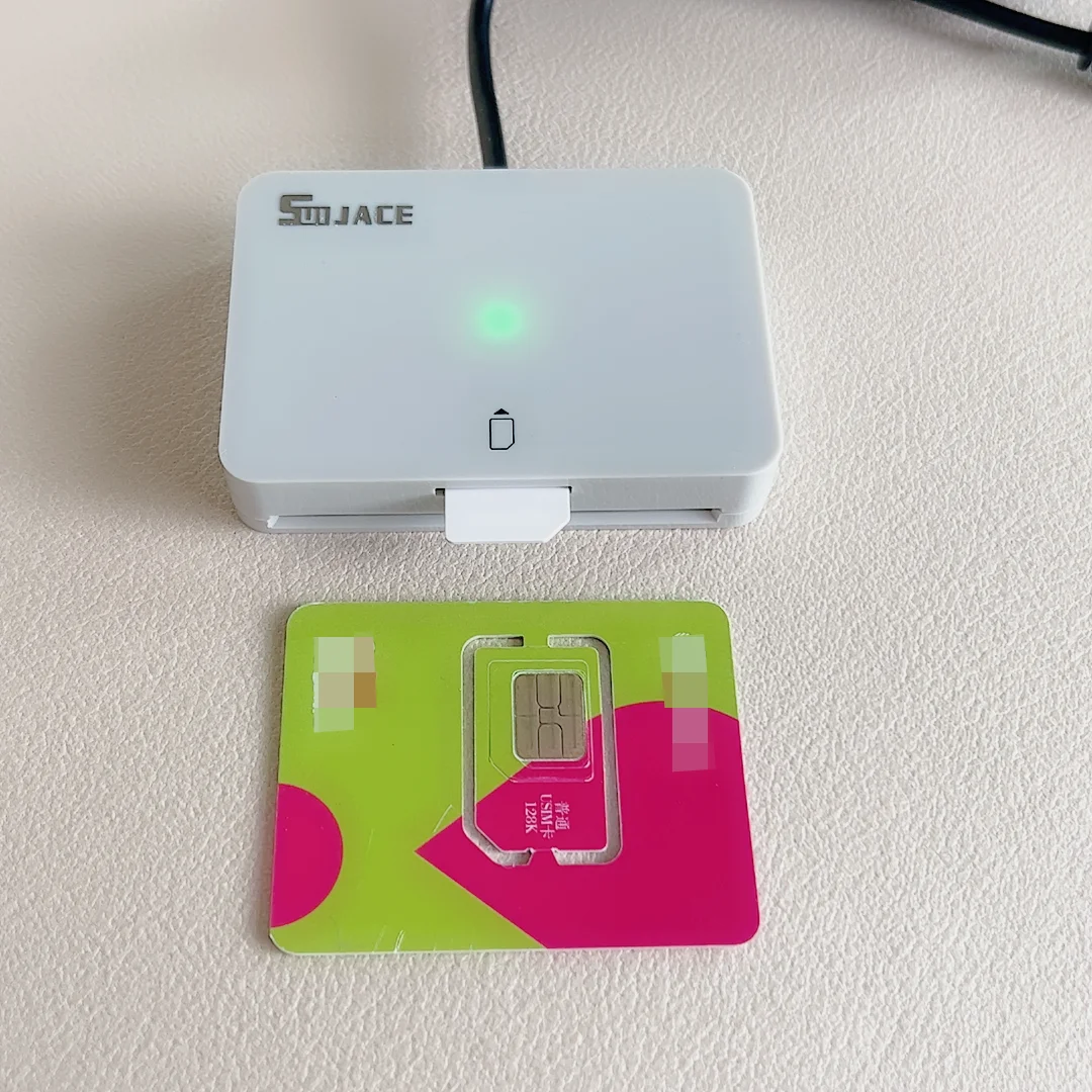MCR3512 Smart Card Reader for Bank Card SIM ID Card CAC Cloner Connector Adapter USB2.0 Standard for Android Phones PC Computer