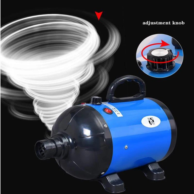 1200W elektryczna dmuchawa do wody dla psów suszarka dla zwierząt Cat Grooming szybka dmuchawa do wody regulowana suszarka do suszenia