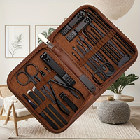 Multi-functional Professional Nail Art & Nail Care Set with  Case 26Pcs Manicure Utensils Nails Clipper Kit for Women & Men, Nai