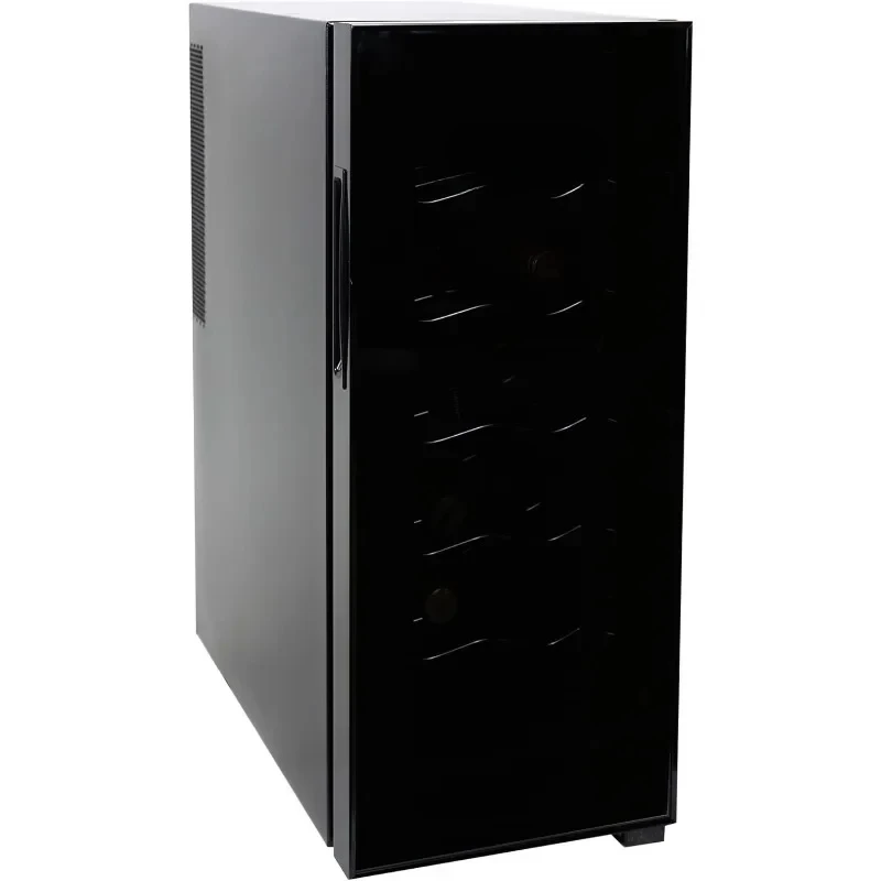 

Urban Series 12 Bottle Wine Cooler, Thermoelectric Wine Fridge, 1 Cu. Ft. Freestanding Wine Refrigerator for Home Bar