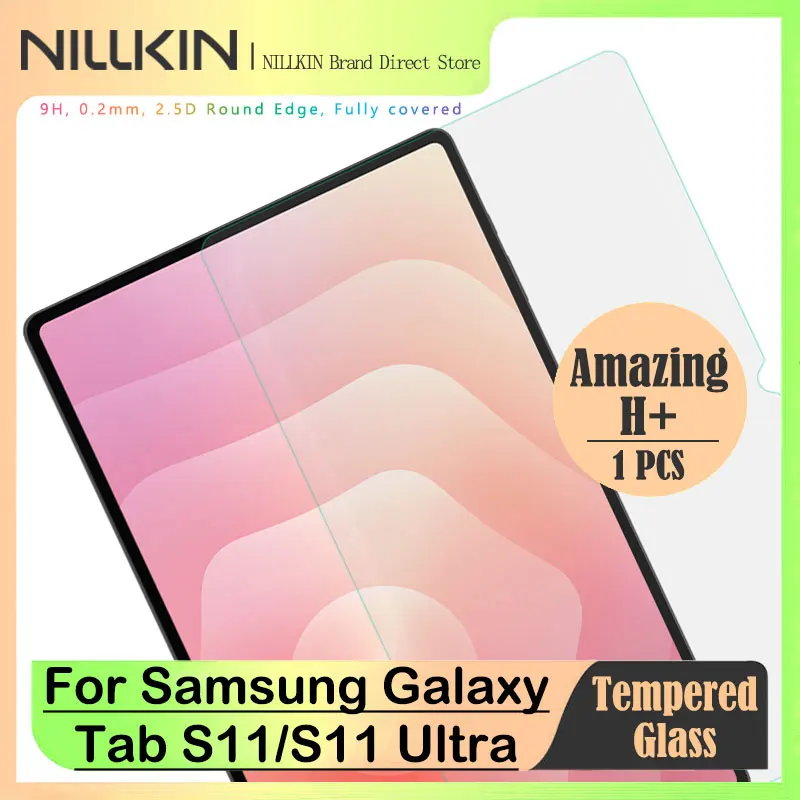 

For Samsung Galaxy Tab S11/S11 Ultra, NILLKIN H+ Anti-Explosion 9H Glass, AGC 0.2mm Ultra Thin Film, Anti-Glare & UV Protection