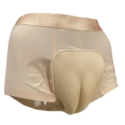 Sexy Men Hiding Gaff Briefs Fake Pussy Shaping Shorts Erotic Underwear Transgender Camel Toe Underpants Sissy Lingerie