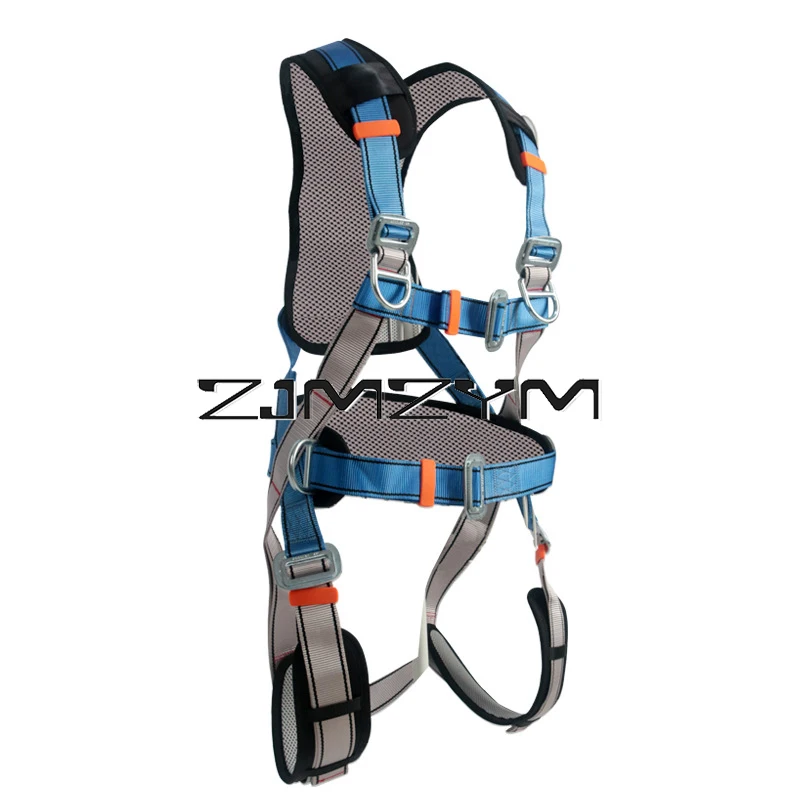 High Altitude Operation Anti-fall Full Body Safety With 5-point Safety Belt Double-back Suspension Outdoor Safety Belt