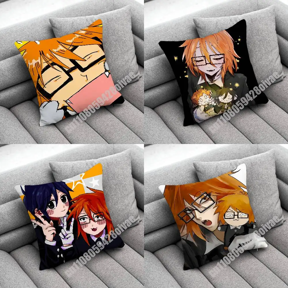 

Randal Luther Ivory Satoru R-Ranfren Throw Pillow Case For Decoration 30cm 45x45cm Square Car Pillowcase Case