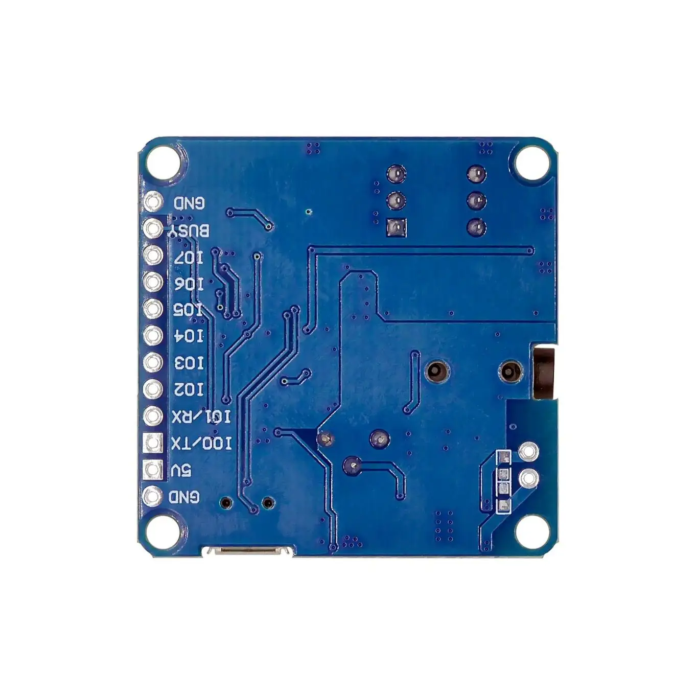 Sprach-Sound-Wiedergabemodul Arduino MP3-Player-Modul UART I/O Trigger Klasse D Verstärkerplatine 5W 8M Speicher DY-SV8F SD/TF-Karte