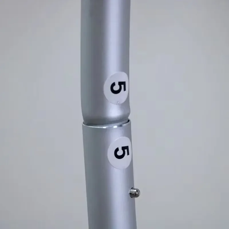 6,5 Fuß Runder Aluminium-Legierung Ballonbogen-Ständer Stabiler Rahmen für Hochzeit Verlobung Geburtstag Party Event Hintergrund-Dekoration – Detail 7