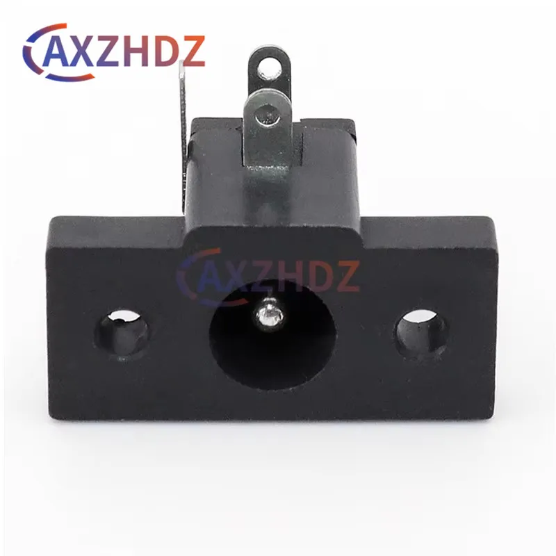 10PCS 5.5x2.1mm 5.5x2.5mm DC-020 DC Power Socket DC Power Interface Panel Digital Accessories with Mounting Holes