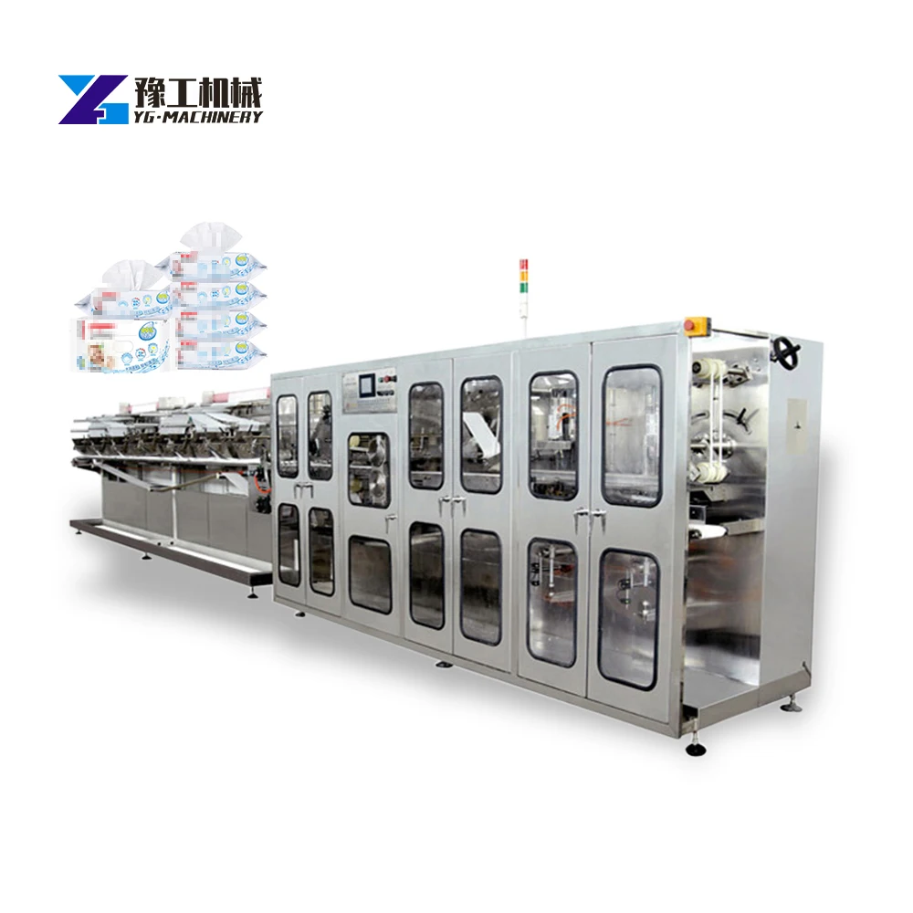 YUGONG Full Automatic Wet Wipes Roll Machine Baby Wet Wipes Making Machine Making Wet Wipes Production Line