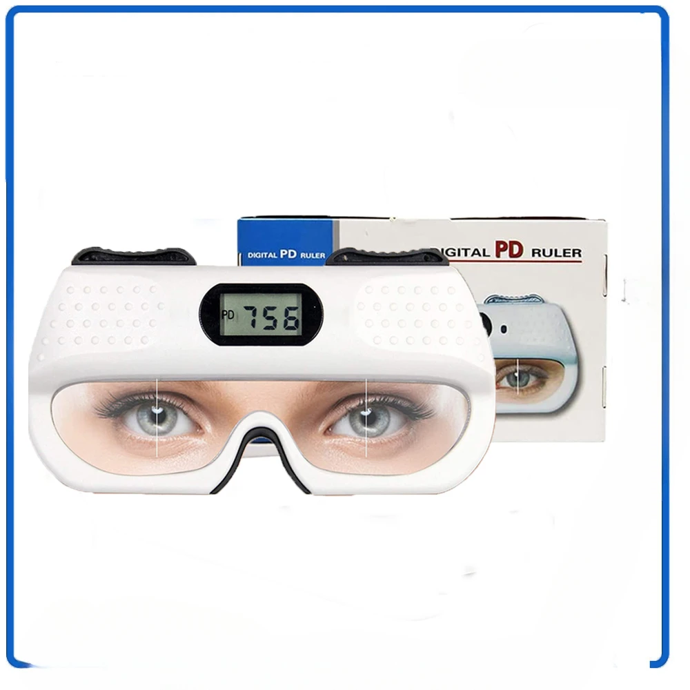 Optometry Digital Pd Meter Ophthalmic Eye Pupil Distance Measuring Ruler Optical Pupilometer Easy to Use CE Approval