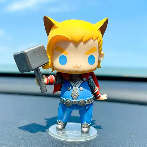 Avengers Captain Q Edition Figur America Winter Soldier Spiderman Figur Handgjord Skrivbordsprydnad Kreativ Samlarleksak 8 best sales Kapten Amerikas actionfigur - №8