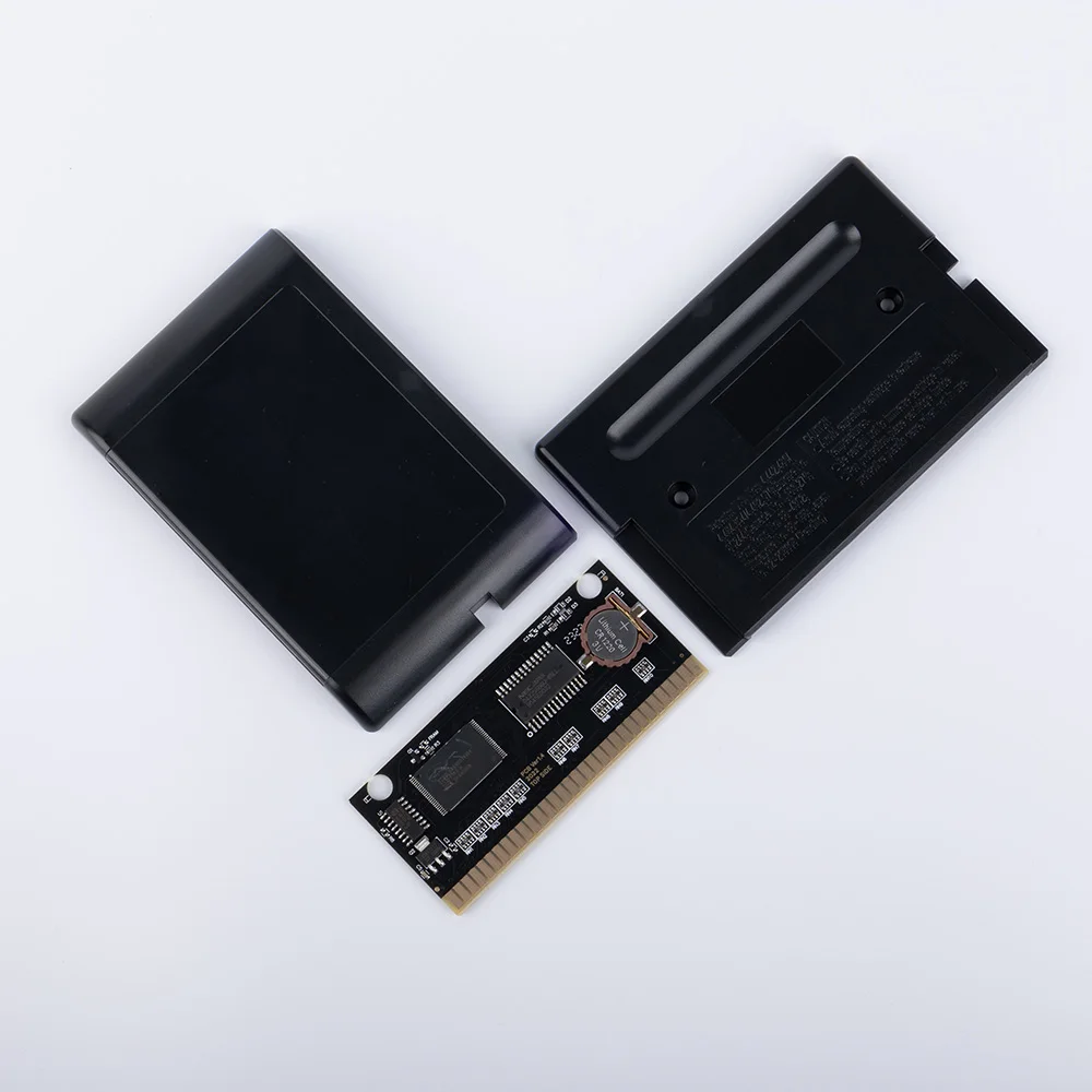 Rewritable Electroless Gold PCB Card For Sega Megadrive Genesis Video Game Console Cartridge DIY