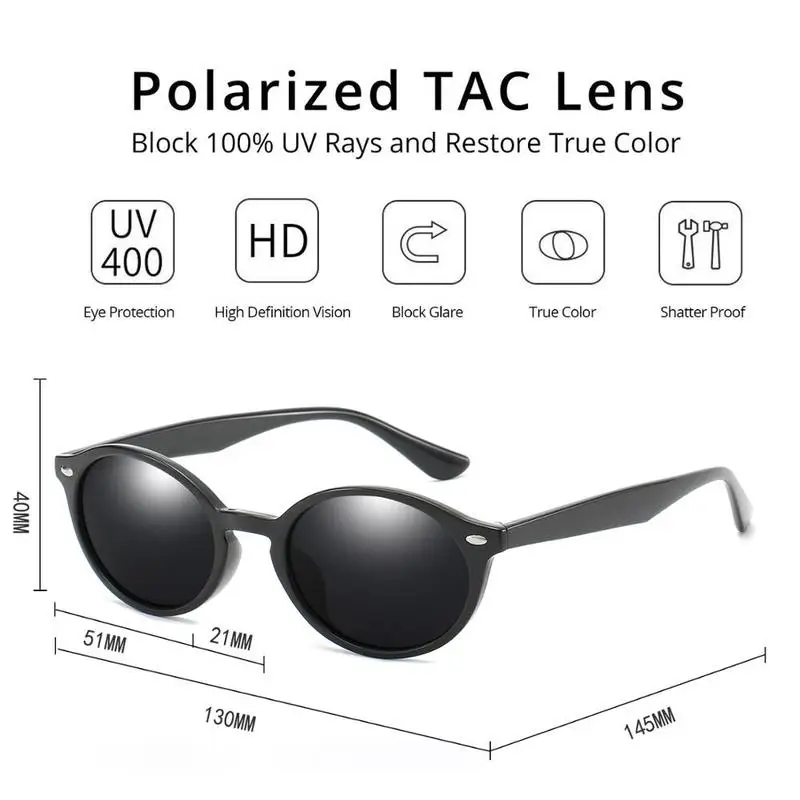 ZENOTTIC gafas de sol polarizadas de tendencia Simple hombres mujeres moda Uv400 gafas de sol gafas de conducción mujeres