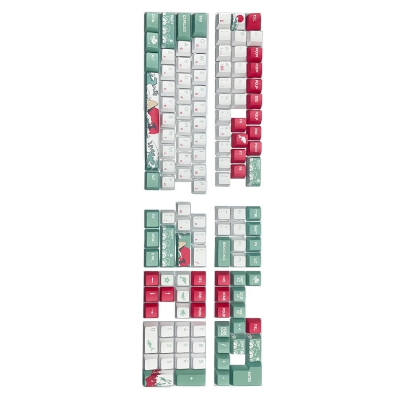 Confortáveis ​​XDA Keycaps Russos Keycaps Key Caps para digitadores Gamers MX Switching