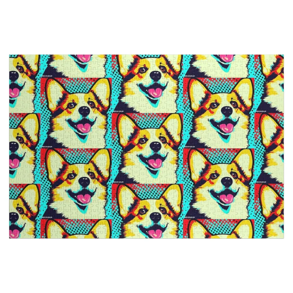 

Welsh Corgi Pop Art Jigsaw Puzzle Personalize Personalized Toys Puzzle