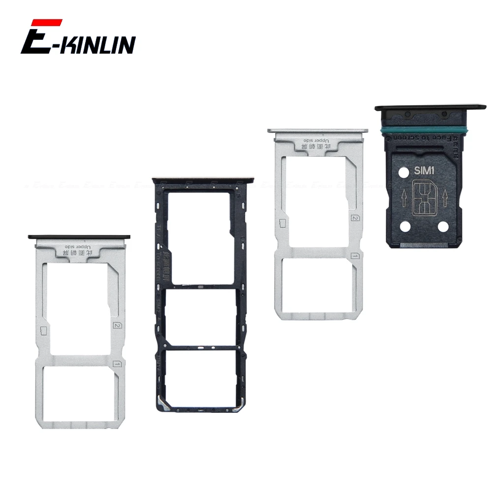 Sim Card Tray Reader Container Connector Socket Holder Slot Adapter For OPPO A74 A77s A78 A79 A83 5G 4G Replacement Parts
