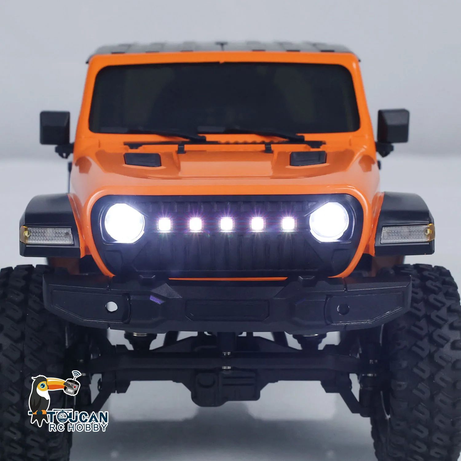 

New 1/18 Big 4WD RTR RC Crawler Off-raod Climbing Rock Car with Lights Remote Control Trucks Model Toys for Boys Gifts