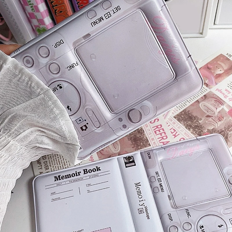 New 3 Inch 40 Slots Photo Album Collector Book Photocard Holder Card Holder Sweet Square Hollow INS Cartoon Album Cards Binder