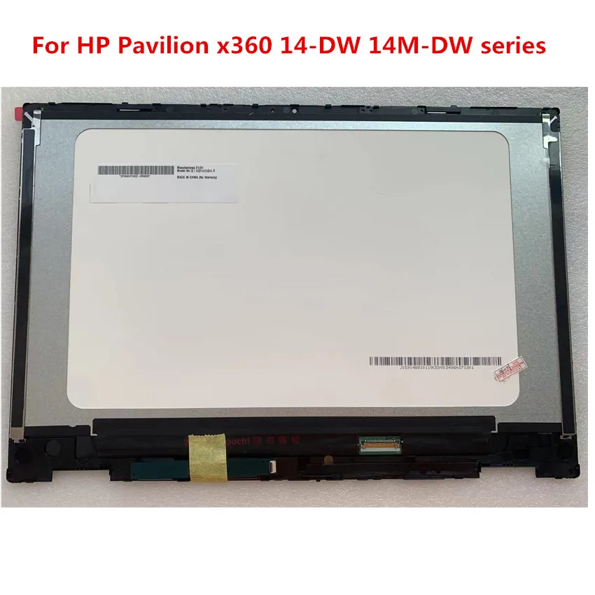 

14.0 LCD Touch Screen Digitizer Assembly For HP Pavilion x360 Convertible 14-DW 14T-DW100 14M-DW1023DX 14-DW1034NR 14-DW1079TU