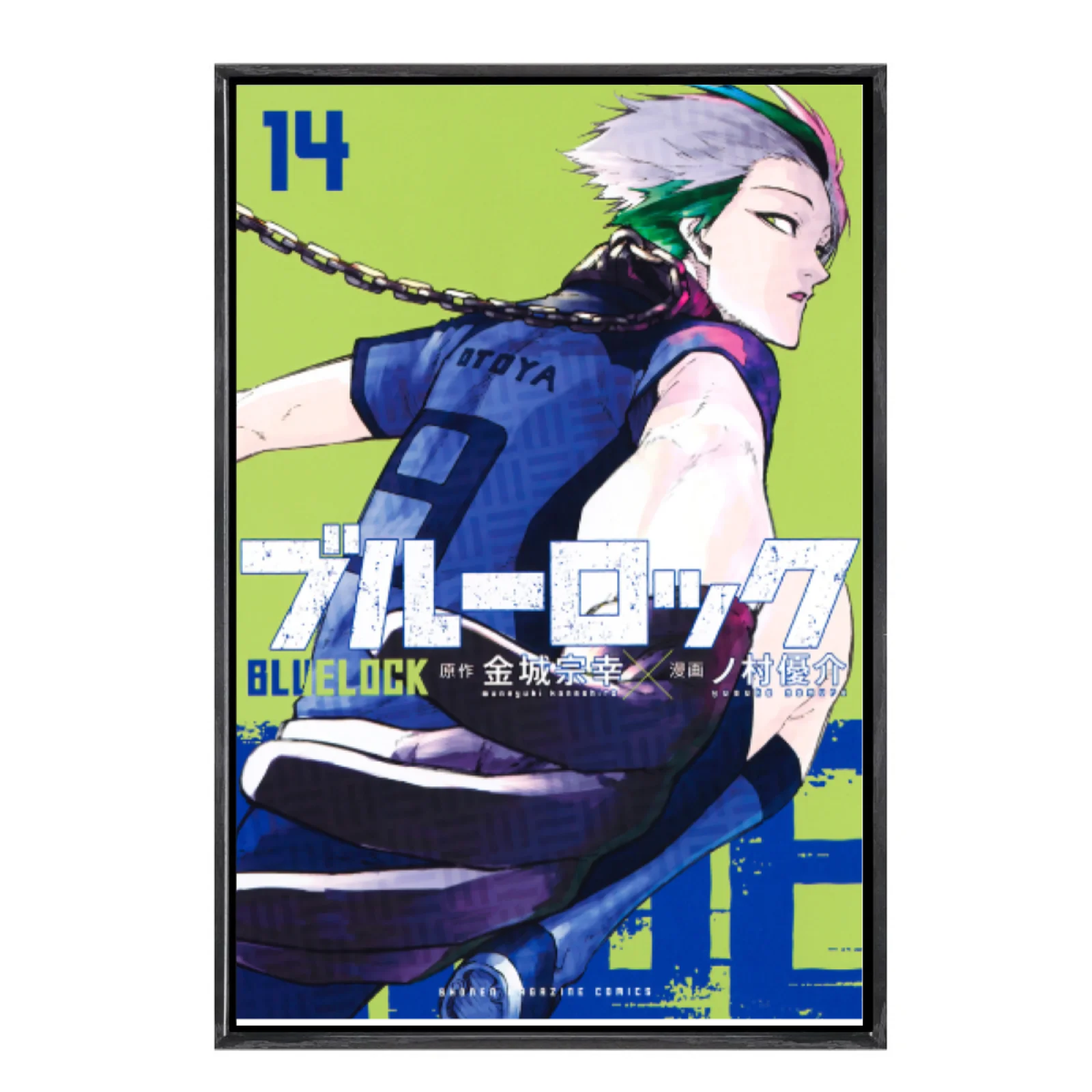 

Japanese Manga Multi-Size Canvas Poster Double Framed Wall Art,Blue Lock Home Decor for Living Room Bedroom