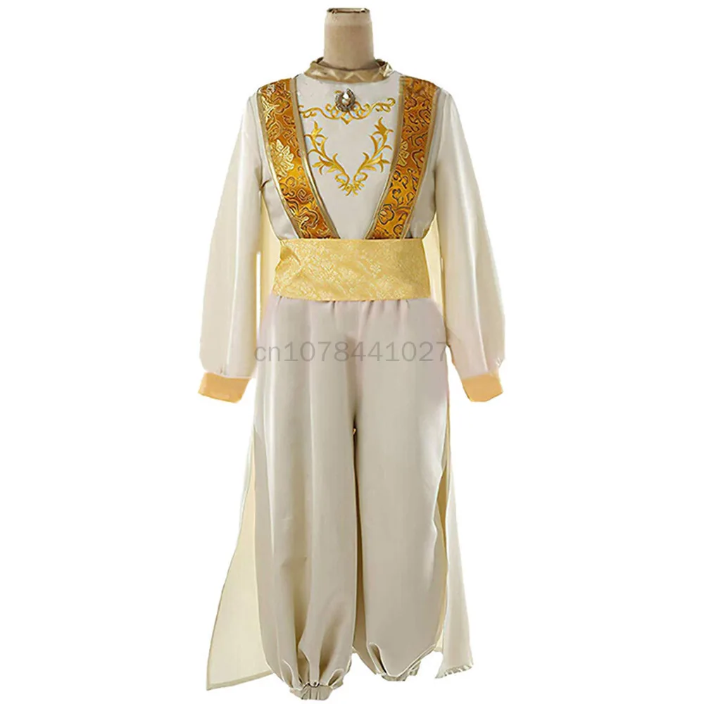 2023 New Halloween Aladdin Lamp Prince Aladdin Costume For Adult Man Dance Party Movie Cosplay Costume