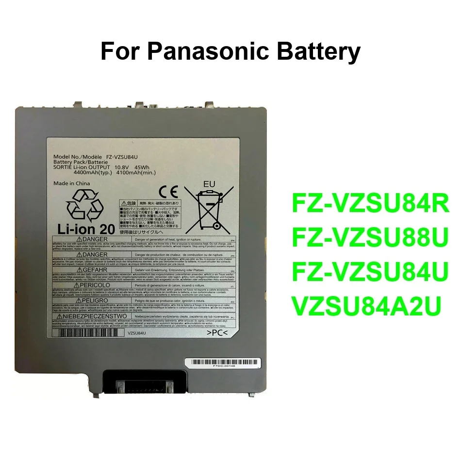 

Laptop Battery Fast Charging 46-4100Mah For Panasonic FZ-Vzsu84r FZ-Vzsu84u FZ-Vzsu88u Vzsu84a2u Tablet PC