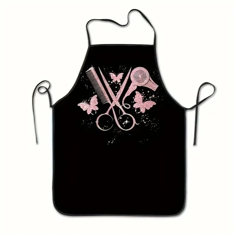 Sleeveless Waterproof Apron for Hair And Nail Salon Work New Style No Pocket Popular Hairdressing Apron