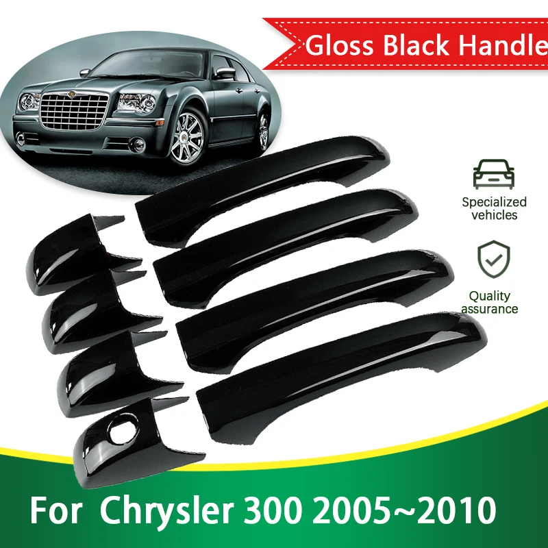 

Для Chrysler 300 300C 2005 2006 2007 2008 2009 2010 глянцевый черный чехол на дверную ручку креативные наклейки отделка автомобильные аксессуары гаджет