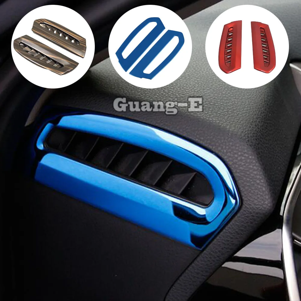 

For Toyota Camry XV70 2018 2019 2020 2021 2022 2023 Air Conditioning Outlet Vent Styling Garnish Cover Frame Trim Dashboard 2PCs