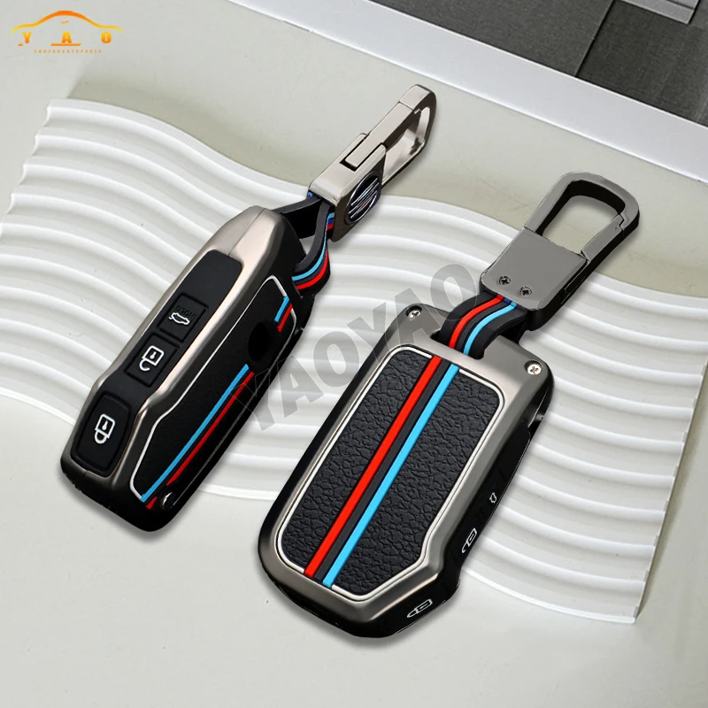 Zinc Alloy +Mental Car Key Case Cover For KIA Sportage R Stinger GT Sorento Ceed CD Cerato Forte 2018 2019 Accessories