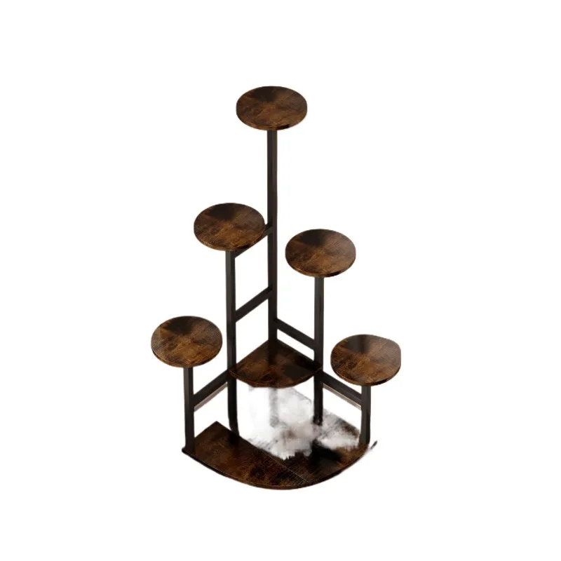 Multi-layer indoor flower stand, balcony flower pot flower stand, living room corner rack
