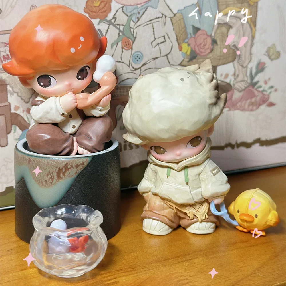 정품 디무 더 미싱 데이 시리즈 블라인드 박스 귀여운 디무 피규어 미스터리 박스 서프라이즈 데스크탑 장식 수집 모델 장난감 어린이 선물