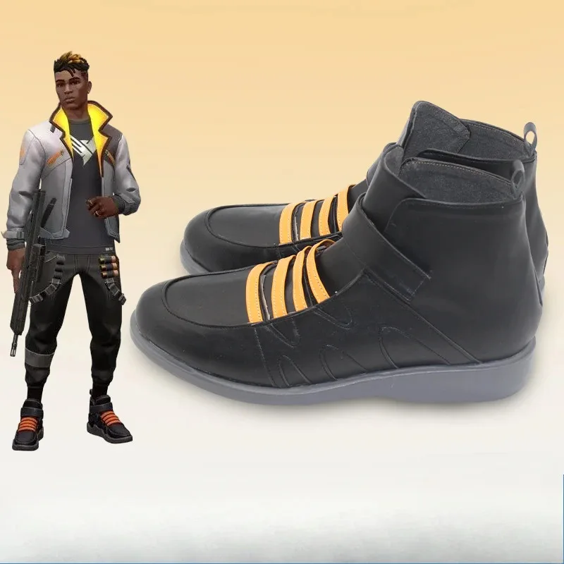 

Игра Valorant Phoenix, ботинки для косплея, обувь в стиле аниме, реквизит для вечеринки в честь Хэллоуина, ролевые игры, индивидуальный заказ Aksesori