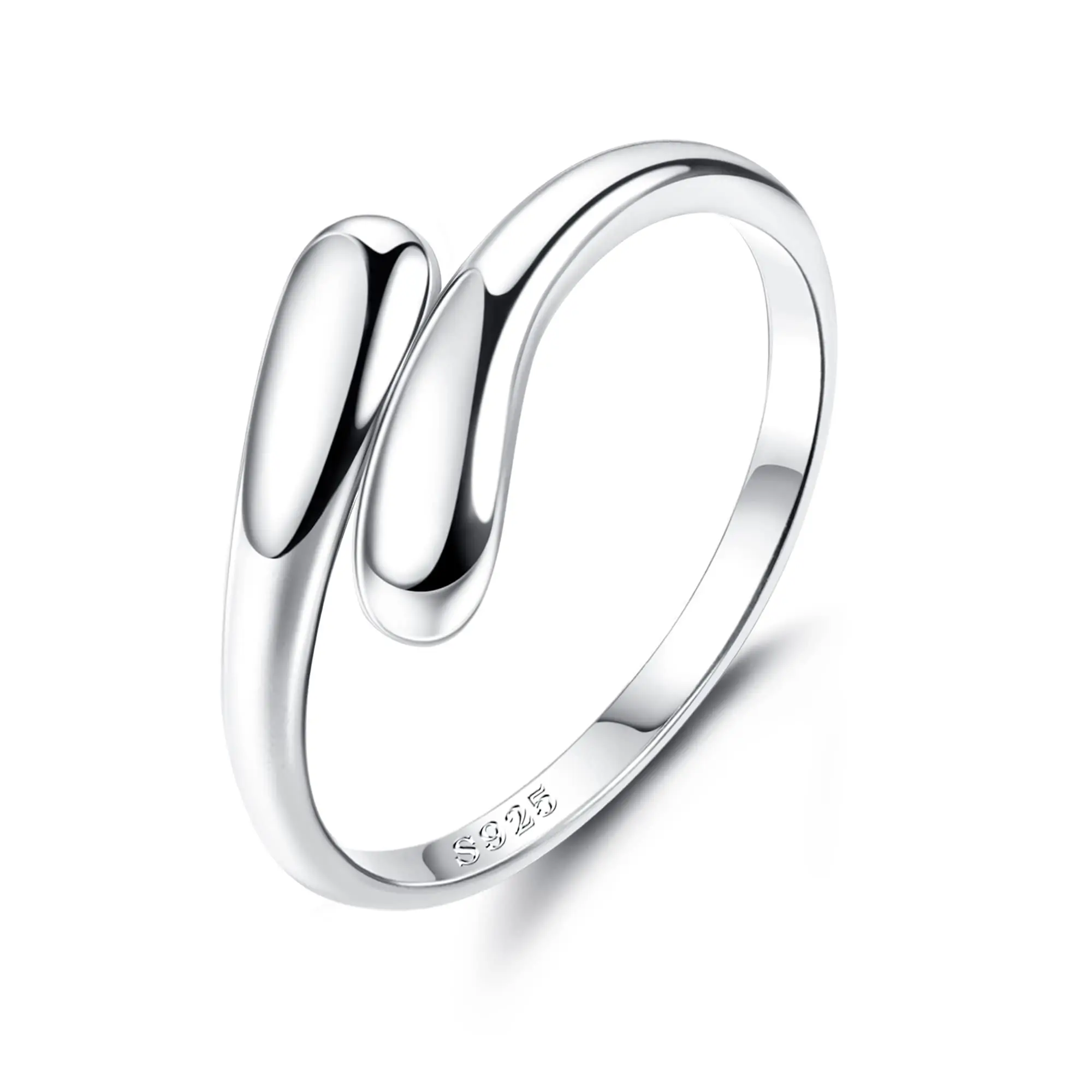 S925 Sterling Silver Toe Rings for Women, Adjustable Design