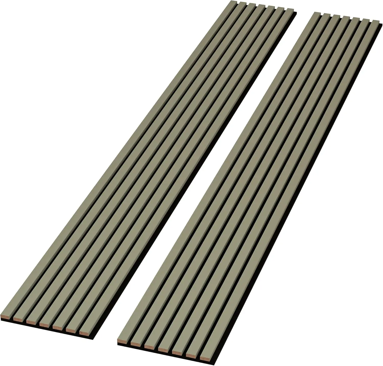 

2-Pack 94” x 12.6” Acoustic Wood Wall Panels – 3D Slat Soundproofing for Walls & Ceilings – Elegant Decorative Panels
