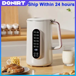 2024 NEW Portable 1.2L Soybean Milk Machine 10-leaf Blade Corn Juicer Blender Mini Soy Milk Maker Wall Breaking Machine 220/110V