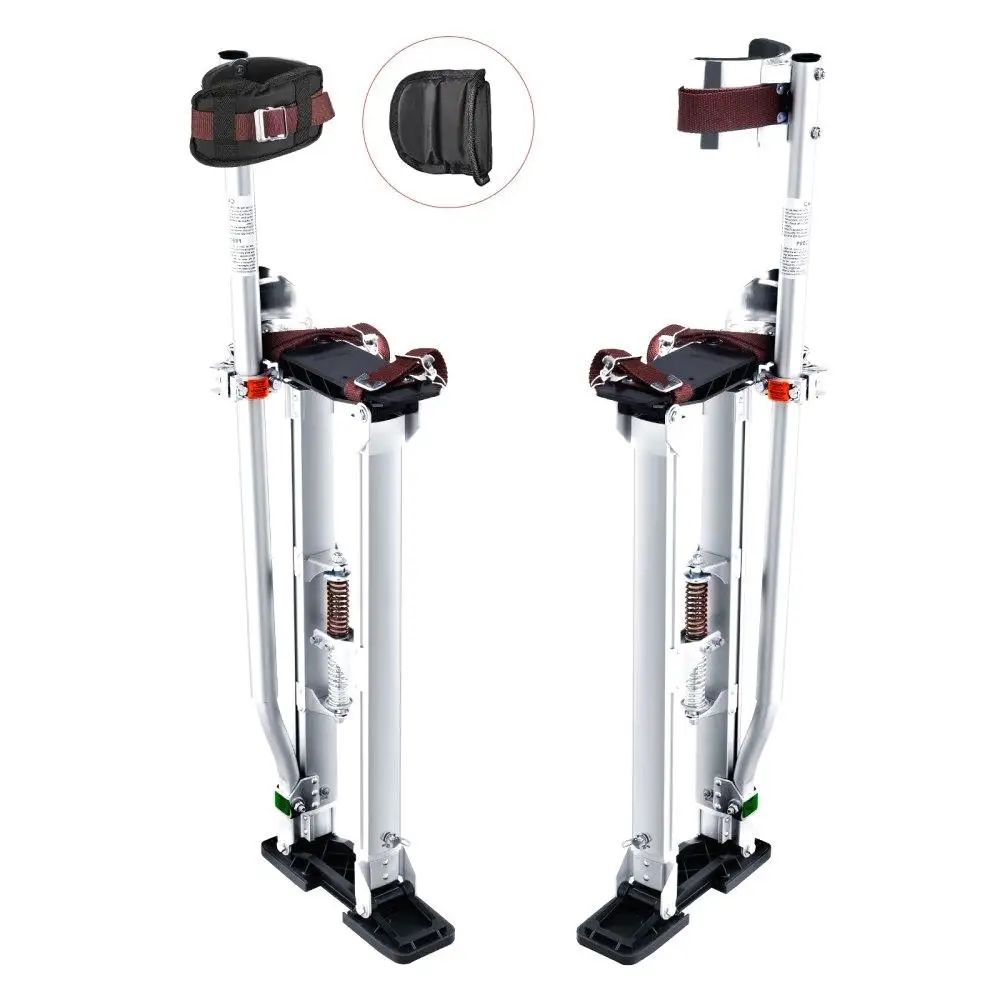 

Adjustable Aluminum Painting Stilts 24 to 40 Inches Lightweight Tool for Drywall Work