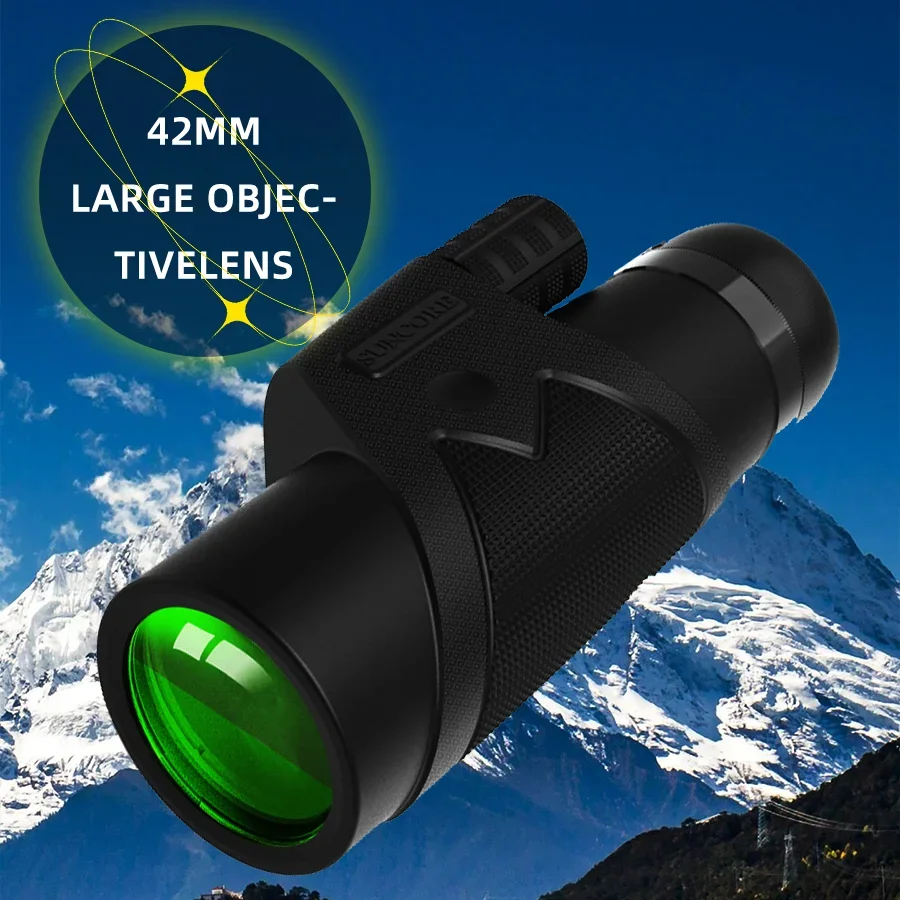 

SUNCORE Monocular Telescope Ultimate Bundle Monoculars for Adults Powered for Bird Watching, | FMC Lens, Mini Pocket Scope