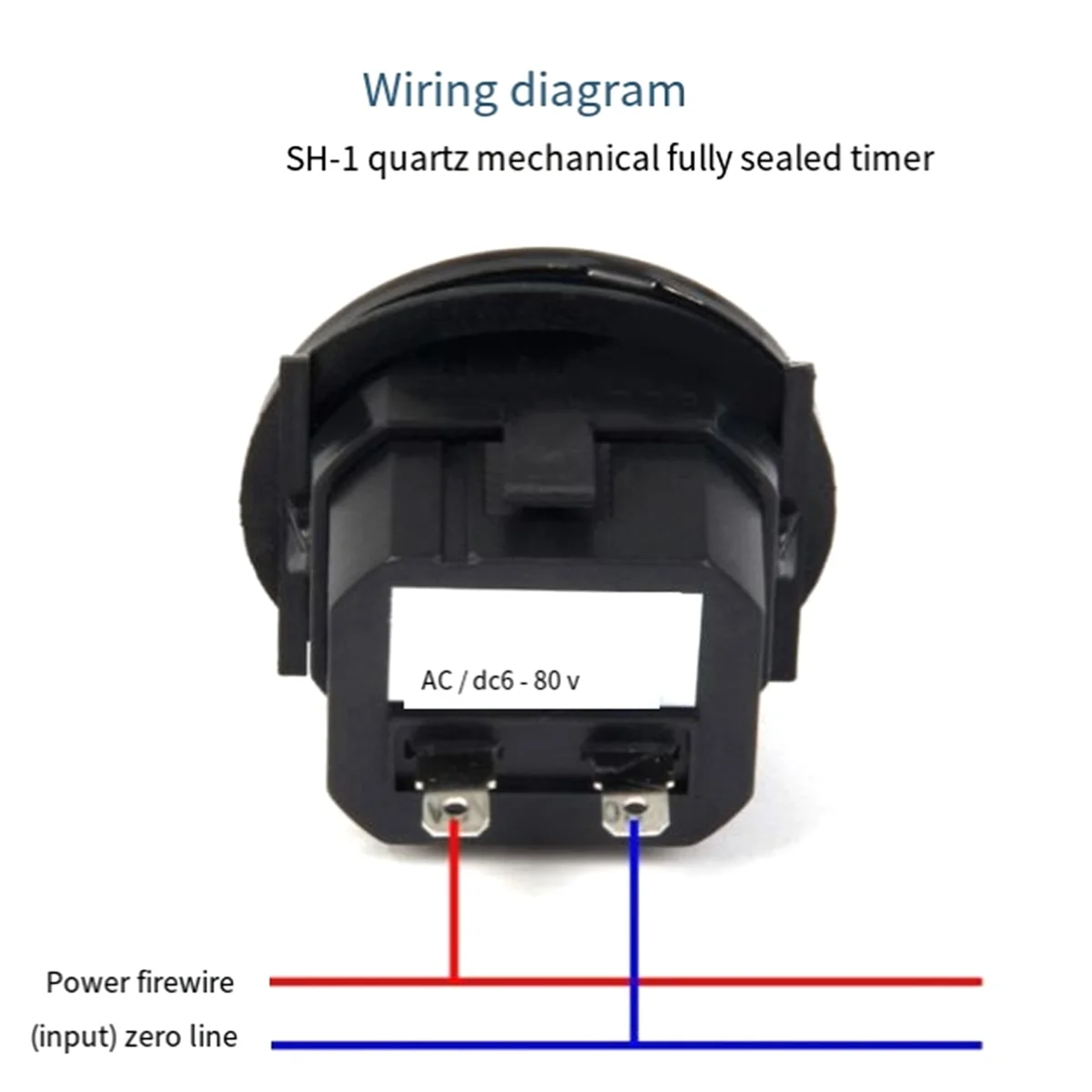 

quartz timer DC 12/24/36V Digital Timer Quartz Timer for Marine Engine 2 Inch Waterproof Gauge Motorcycle Car Truck