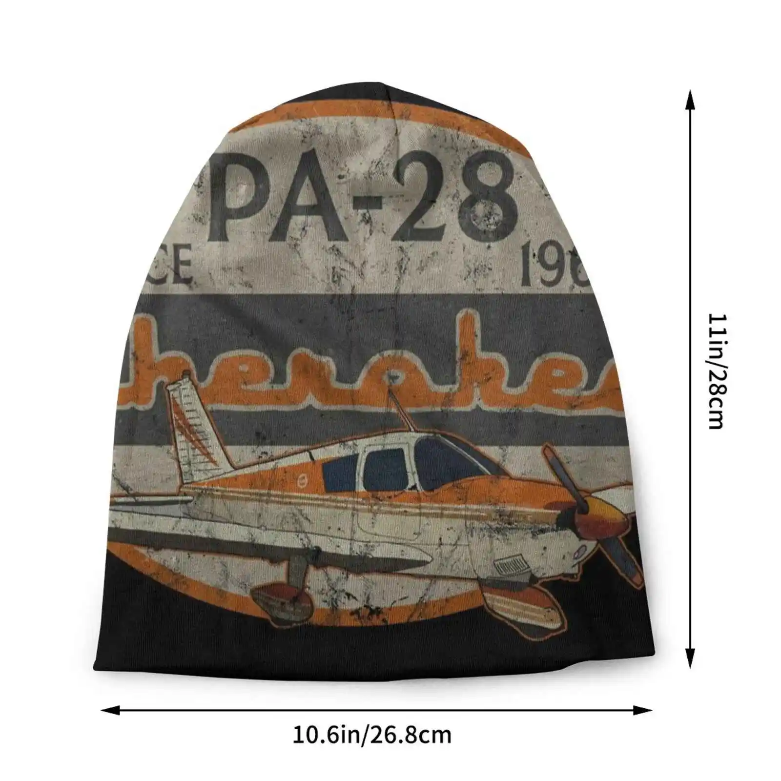 Pa-28 Piper Cherokee Since 1960 Retro Vintage Design Knitted Hat Warm Beanie Outdoor Caps Piper Pa28 Pa 28 Cherokee Vintage