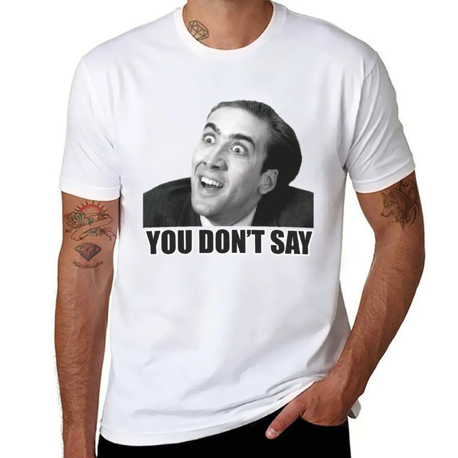 

Nicolas Cage Meme Shirts T-Shirt t shirts for man cotton men t shirt cotton 100% man t shirt summer T-Shirt