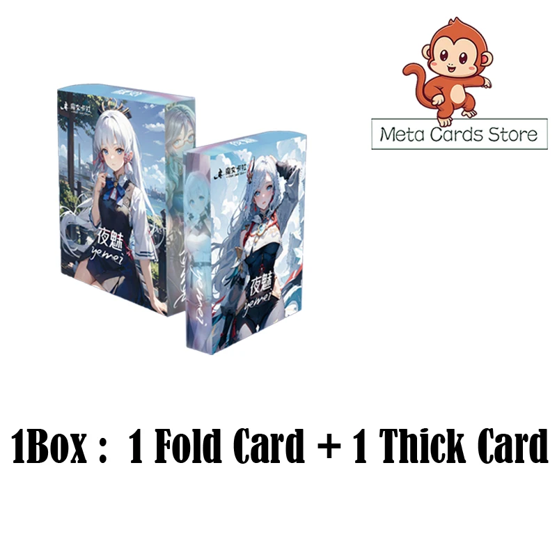 Goddess Card YEMEI Hobby Game Collectible Card  Genshin Doujin Booster Box CCG Rare Fold Card Toy Gifts