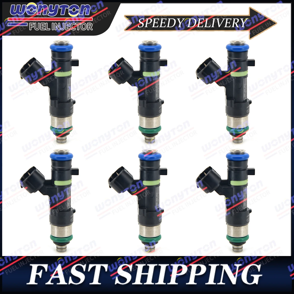 

6x NEW Fuel Injectors For 2005-2010 Nissan Pathfinder Xterra 4.0L V6 0280158007