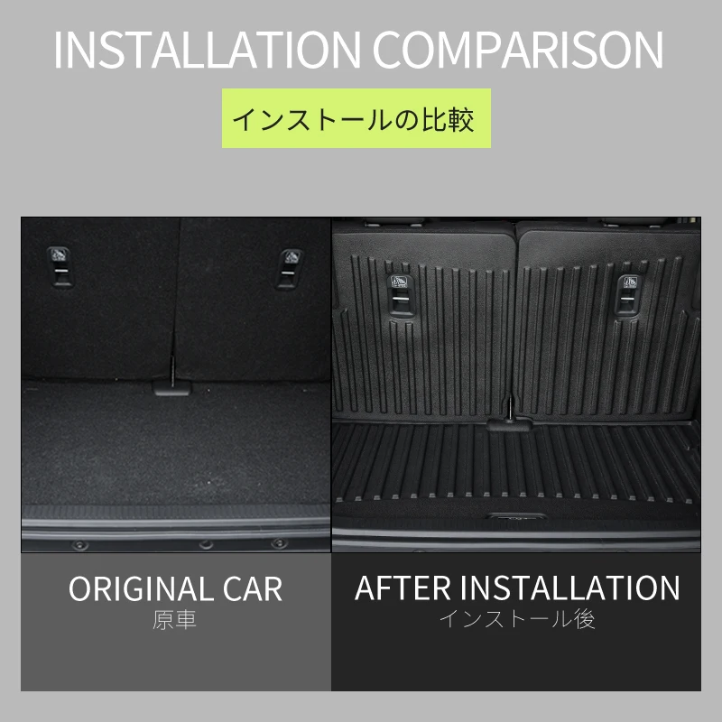 TPE Trunk Mat Rear Trunk Pads Boot Mats Waterproof Wear-Resistant Modified Interior Car Accessories for Jimny Jb64 Jb74 2025