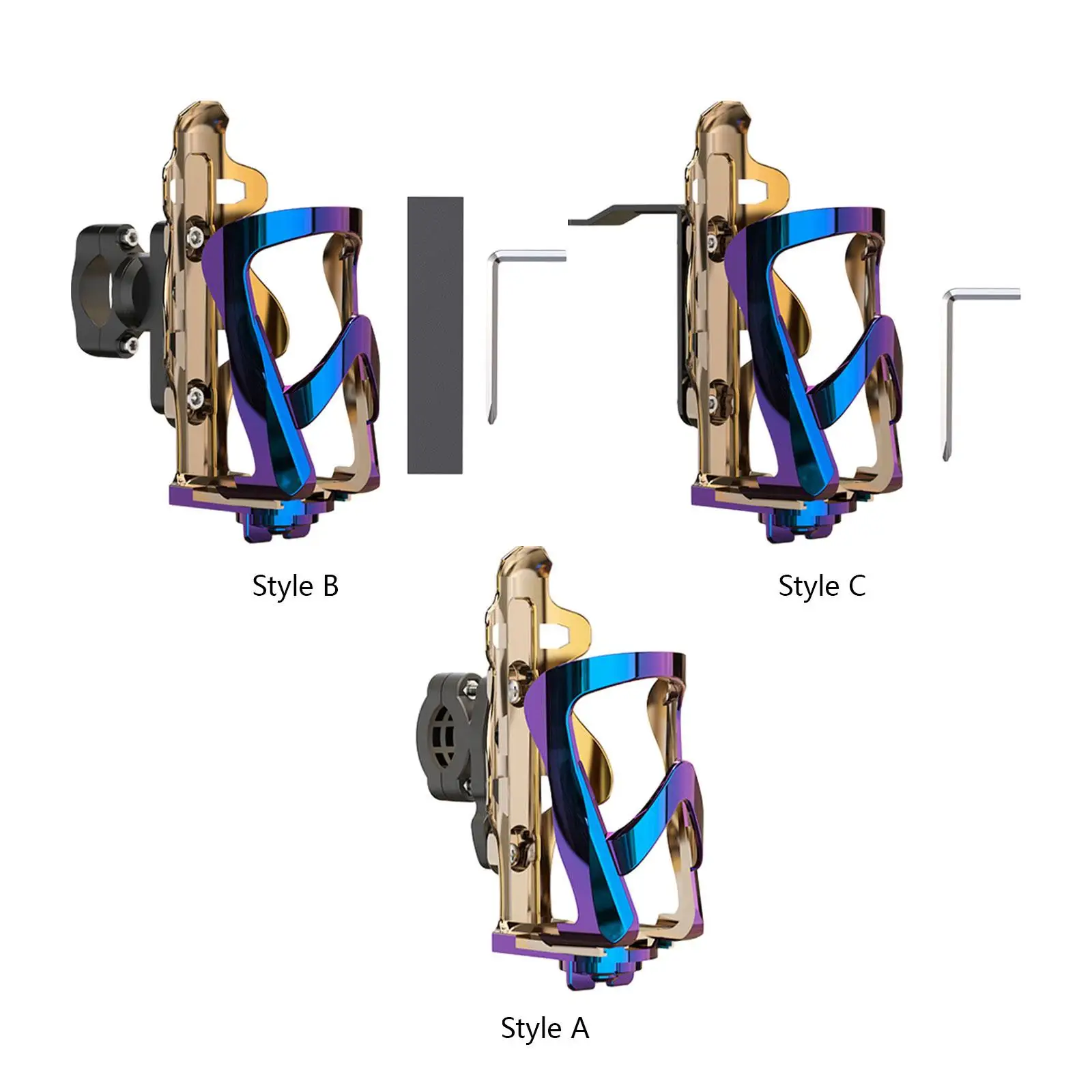 Stable Motorcycle Drink Holder Universal Water Bottle Cage Adjustable Cup Mount for Handlebar Easy Install Durable Plastic Bike