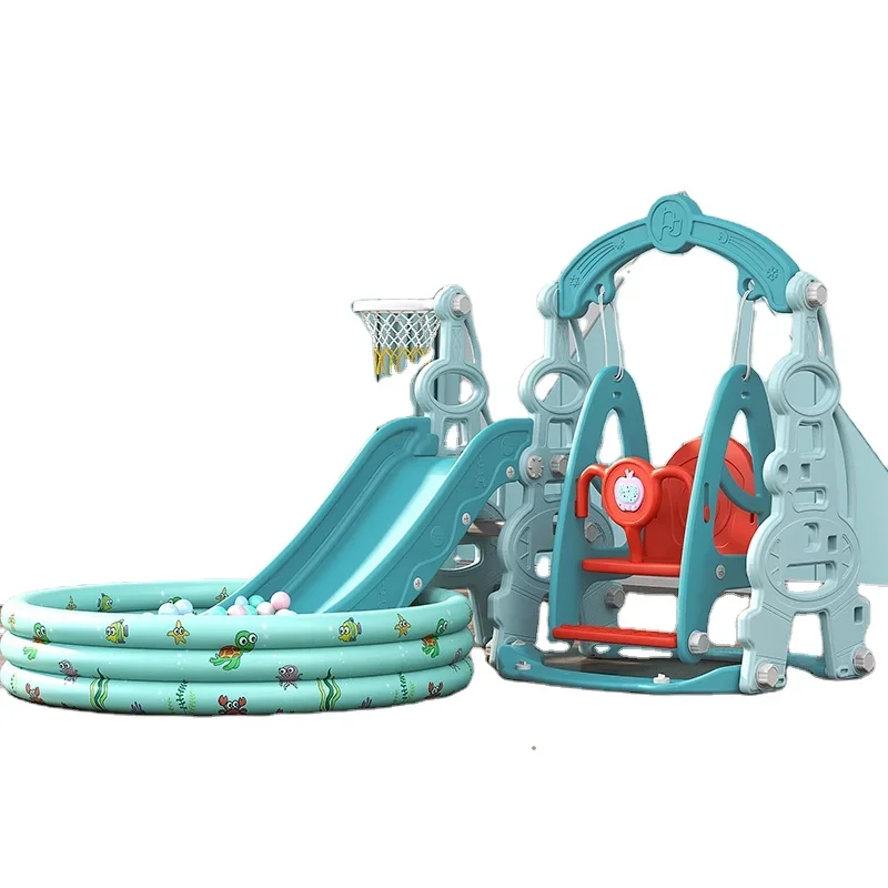 Small amusement slide  children indoor household plastic environment protection material playground home slide mini baby