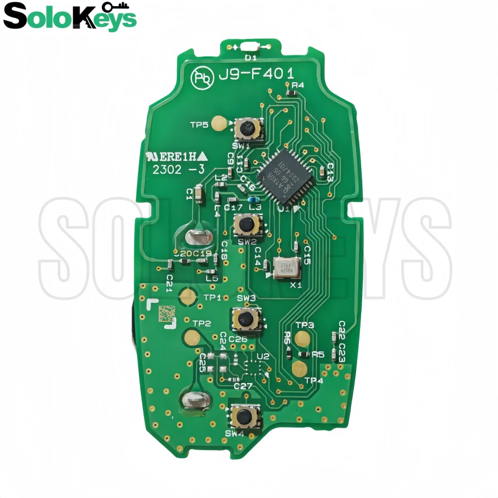 SOLOKEYS 95440-J9600 433MHz ID47 Chip For HYUNDAI Kona 2021 Original board Smart Remote Control Key 4 Buttons With Logo Sticker